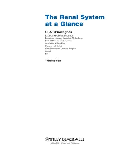 Tapa de The renal system at a glance