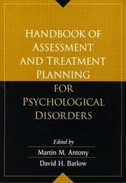 Tapa de Handbook of Assessment and Treatment Planning for Psychological Disorders