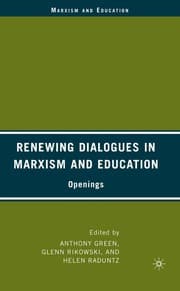 Tapa de Renewing dialogues in Marxism and education