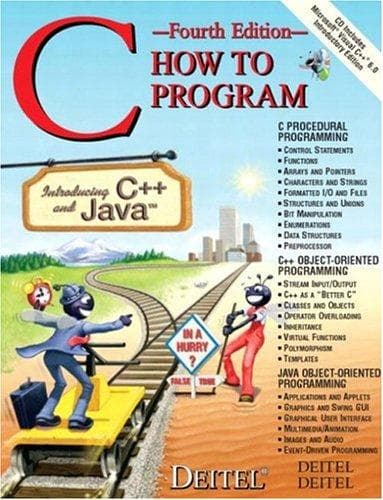 Tapa de C How to Program, Fourth Edition