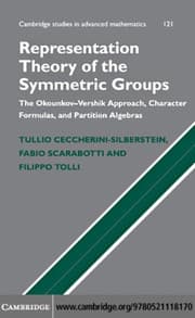 Tapa de Representation theory of the symmetric groups