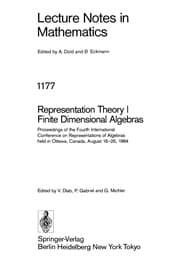 Tapa de Representation theory