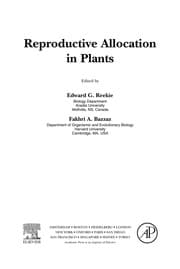 Tapa de Reproductive allocation in plants