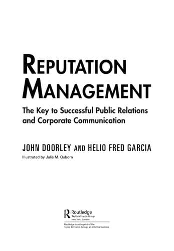 Tapa de Reputation management
