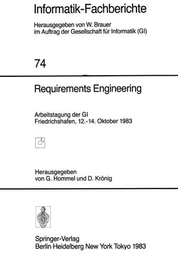 Tapa de Requirements Engineering