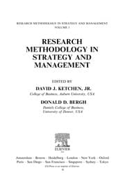 Tapa de Research methodology in strategy and management