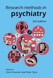 Tapa de Research methods in psychiatry