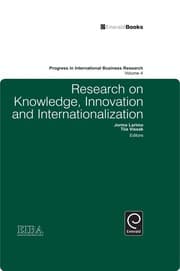 Tapa de Research on knowledge, innovation and internationalization