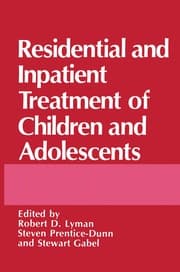 Tapa de Residential and inpatient treatment of children and adolescents