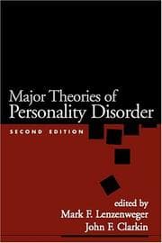 Tapa de Major theories of personality disorder