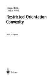 Tapa de Restricted-Orientation Convexity