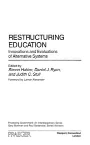 Tapa de Restructuring education