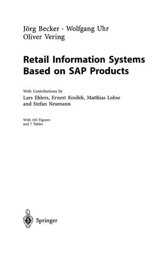 Tapa de Retail Information Systems Based on SAP Products