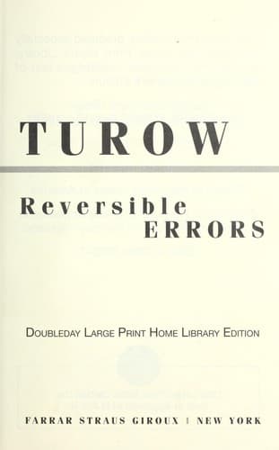 Tapa de Reversible errors