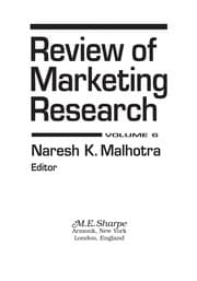 Tapa de Review of marketing research