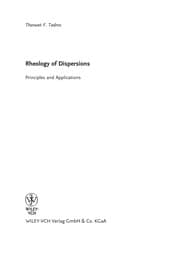 Tapa de Rheology of dispersions
