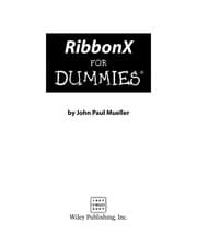 Tapa de RibbonX for dummies