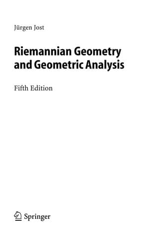 Tapa de Riemannian geometry and geometric analysis