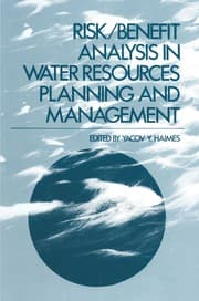 Tapa de Risk/Benefit Analysis in Water Resources Planning and Management