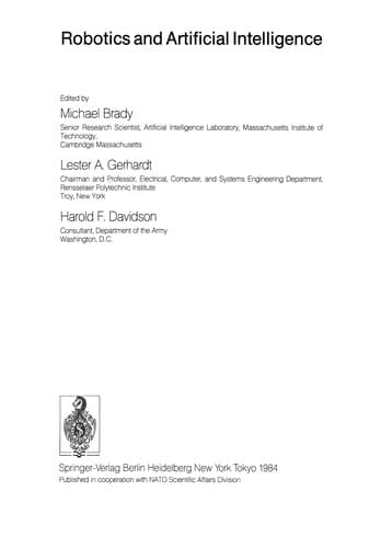 Tapa de Robotics and Artificial Intelligence