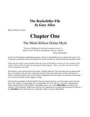 Tapa de The Rockefeller file