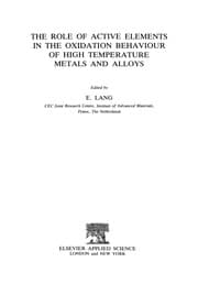 Tapa de The Role of Active Elements in the Oxidation Behaviour of High Temperature Metals and Alloys