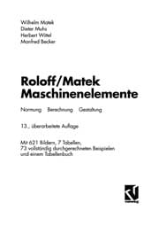 Tapa de Roloff/Matek Maschinenelemente