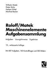 Tapa de Roloff/Matek Maschinenelemente Aufgabensammlung
