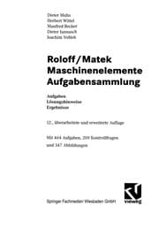 Tapa de Roloff/Matek Maschinenelemente Aufgabensammlung