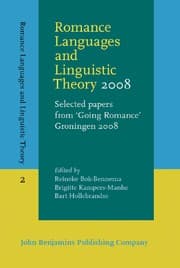 Tapa de Romance languages and linguistic theory 2008