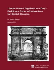 Tapa de "Rome wasn't digitized in a day"