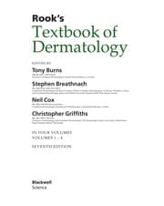 Tapa de Rook's textbook of dermatology