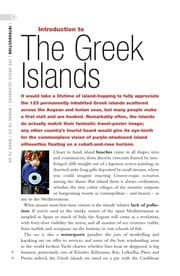 Tapa de The rough guide to the Greek islands