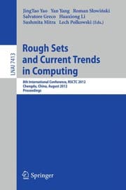 Tapa de Rough Sets and Current Trends in Computing