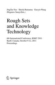 Tapa de Rough Sets and Knowledge Technology