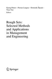 Tapa de Rough Sets: Selected Methods and Applications in Management and Engineering