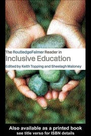 Tapa de The RoutledgeFalmer reader in inclusive education