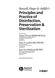 Tapa de Russell, Hugo & Ayliffe's principles and practice of disinfection, preservation and sterilization