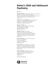 Tapa de Rutter's Child and Adolescent Psychiatry