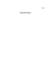 Tapa de Sacred chaos