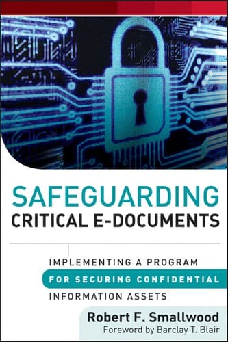 Tapa de Safeguarding critical e-documents