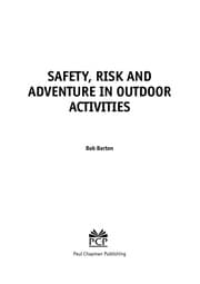 Tapa de Safety, Risk and Adventure in Outdoor Activities