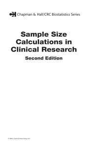 Tapa de Sample size calculations in clinical research