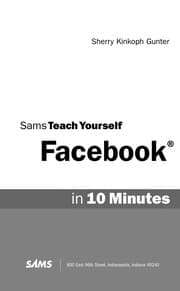 Tapa de Sams teach yourself Facebook in 10 minutes