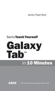Tapa de Sams teach yourself Galaxy Tab in 10 minutes