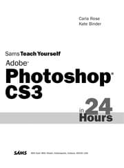 Tapa de Sams teach yourself Adobe Photoshop CS3 in 24 hours
