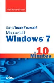 Tapa de Sams teach yourself Windows 7 in 10 minutes