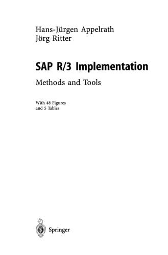 Tapa de SAP R/3 Implementation