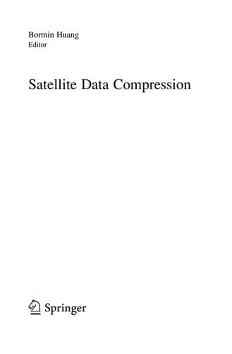 Tapa de Satellite data compression