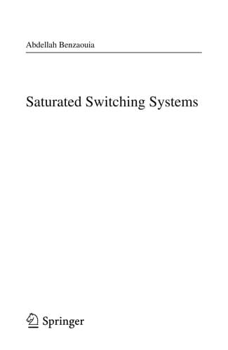 Tapa de Saturated Switching Systems